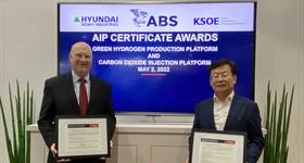 Pictured at the AIP signing are John McDonald, ABS Executive Vice President and Chief Operating Officer, and S.Y. Park, Hyundai Heavy Industries Senior Executive Vice President, Chief Operating Officer and Head of Group Ship/Offshore Marketing Division. - Credit:ABS