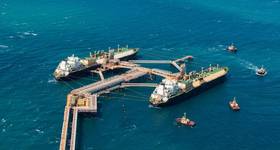 Gorgon LNG loading jetty and vessels - Credit: Chevron Australia (File image)