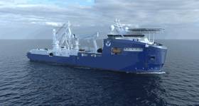 Vard, the Norwegian subsidiary of the Fincantieri Group, signed a contract for $200m to design and build a customized hybrid cable-laying vessel for Japan's Toyo Construction. Image courtesy Fincantieri