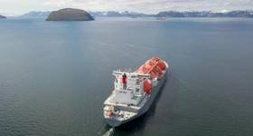 Arctic Voyager leaving Hammerfest LNG
(Credit: Rino Engdal / Equinor)