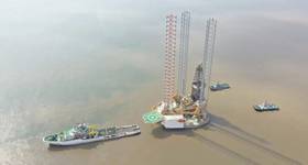 Energy Emerger jack-up rig (Credit: Shandong Marine Group)
