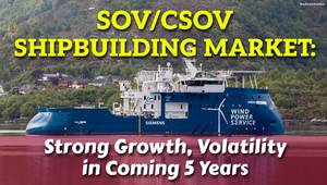 SOV/CSOV Shipbuilding Market: Strong Growth, Volatility in Coming 5 Years