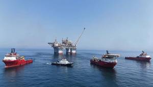 Scarborough FPU's Topsides and Hull Come Together in Major Engineering Feat (Video)