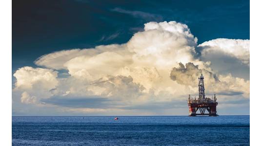 An offshore drilling rig - Image by Mike Mareen - AdobeStock