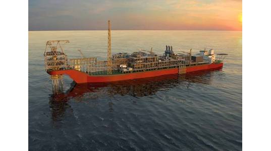 Sangomar FPSO illustration - Credit: Woodside