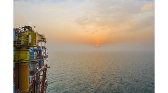 An offshore platform in China /Illustration only - Credit; ddukang/AdobeStock