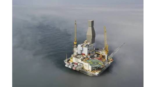 Illustration: Orlan offshore platform in Sakhalin - Credit Sakhalin-1
