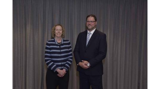  APPEA Chair Meg O’Neill and Vice-Chair Morné Engelbrecht after the APPEA AGM in Perth / ©APPEA