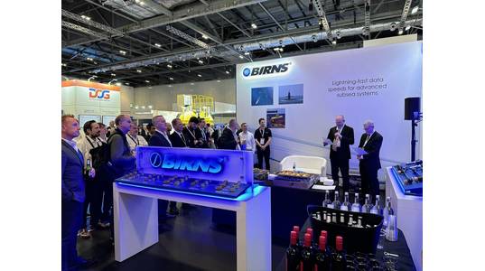 BIRNS celebrated 70 years and launched its new Meridian subsea connector in London. Image courtesy BIRNS