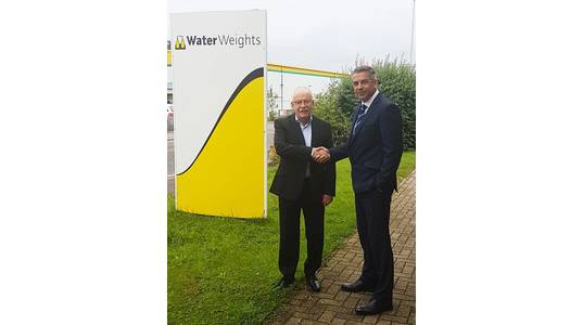 Alan Milne, Managing Director, Water Weights; with Graham Brading, Group Director - Buoyancy & Ballast at Unique Group (Photo: Unique Group)