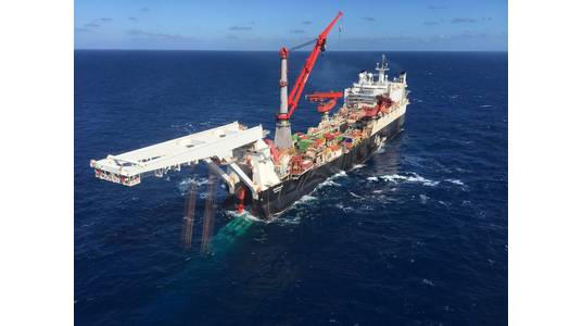 Pipelay of the Nord Stream 2 Pipeline has started in Finland (Photo: Allseas)