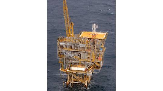 The Barracouta platform in Bass Strait (Photo: ExxonMobil)