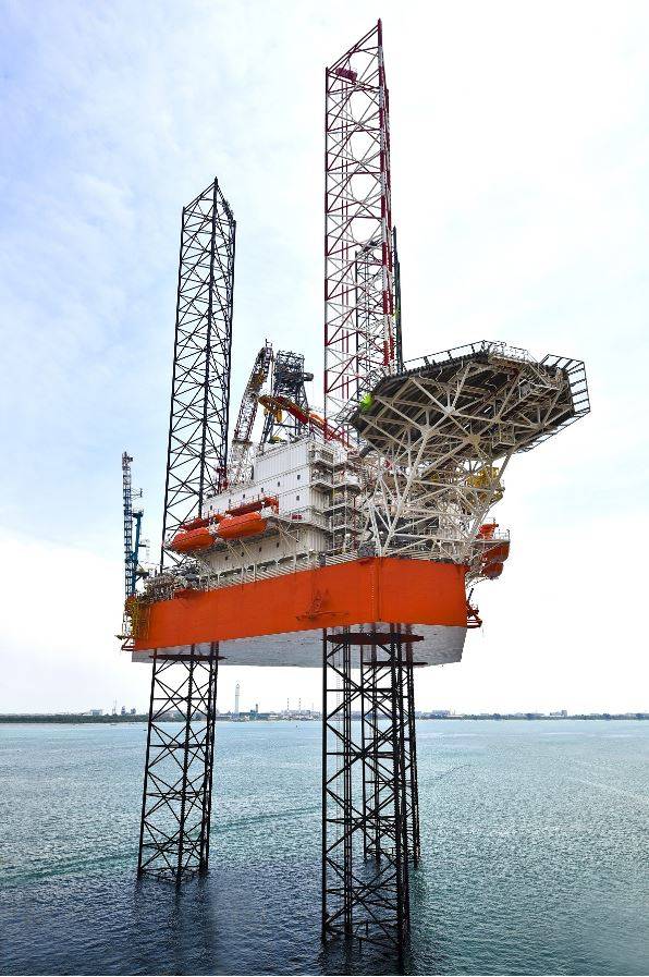 Keppel's KFELS B Heimdal rig - Image source: Keppel Corporation