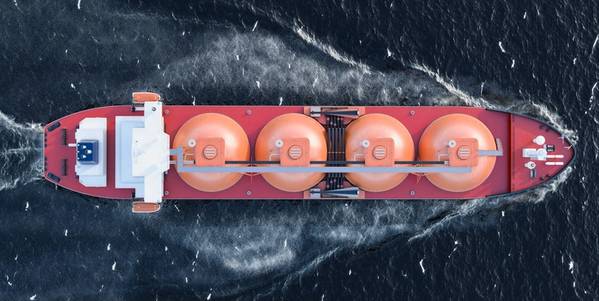 Illustration; An LNG Tanker - Image by alexlmx - AdobeStock