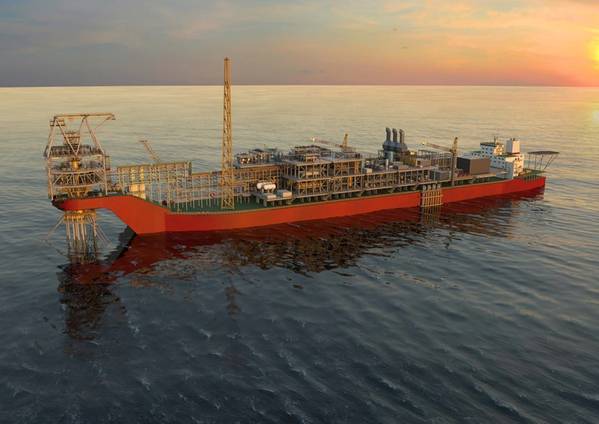 Sangomar FPSO render - Credit: Woodside