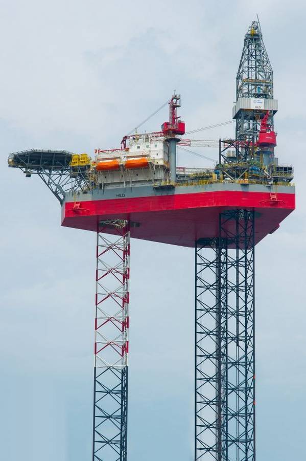 Hild Jack-up rig was delivered to Borr by Keppel in April 2020 - Image Credit: Keppel Corp. 