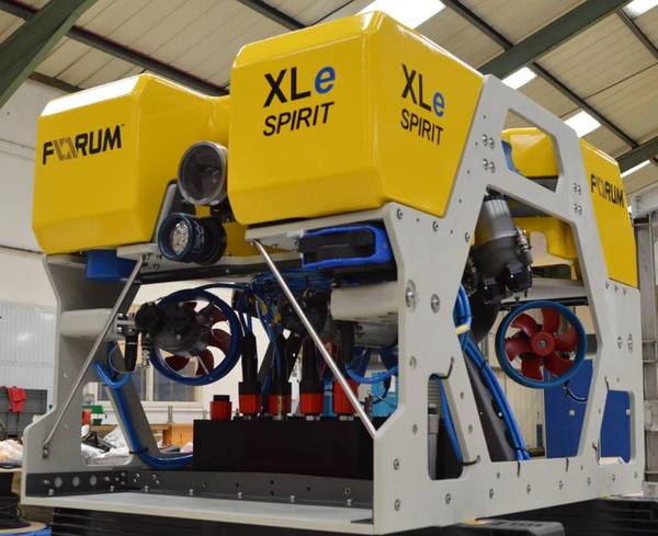 The XLe Spirit ROV is the first in a new generation of electric ROVs - Credit: FORUM