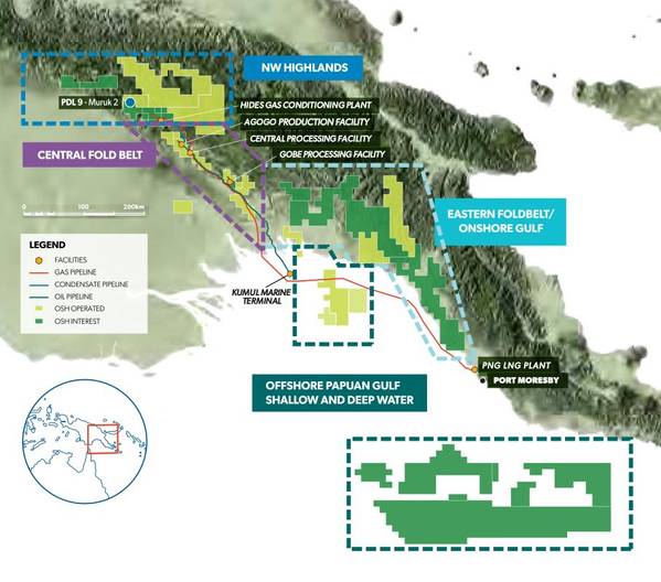  Oil Search's exploration acreage in PNG - Credit: Oil Search