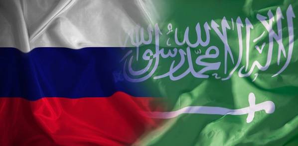 Russia/Saudi Arabia flags - Credit:evgenii/AdobeStock