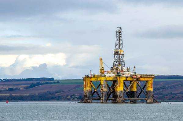 For Illustration: An offshore drilling rig anchored off the coast of Scotland / Credit:alpegor/AdobeStock