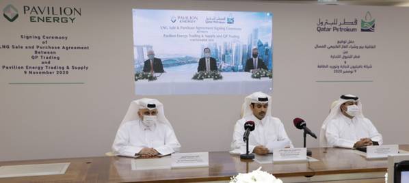 Signing ceremony - Credit: Qatar Petroleum