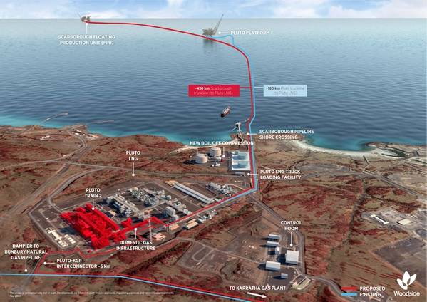 Scarborough illustration - Credit: Woodside Energy