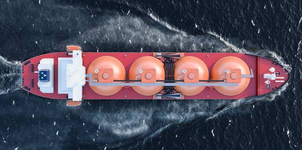 An LNG Tanker-Illustration by alexlmx/AdobeStock
