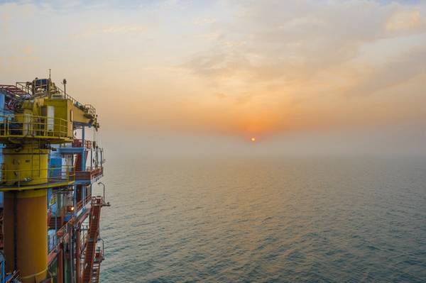 An offshore platform in China /Illustration only - Credit; ddukang/AdobeStock