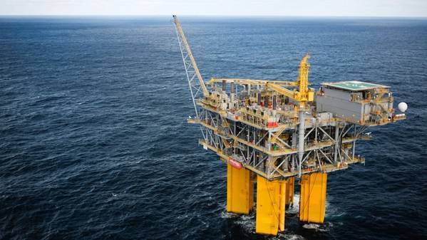 Illustration: BHP's Shenzi field platform in the U.S. Gulf of Mexico / Credit: Hess (File photo)