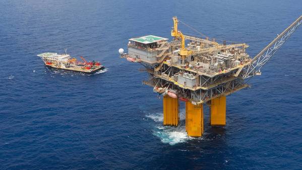 BHP's Shenzi platform in the Gulf of Mexico - Credit; BHP