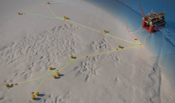  Scarborough Indicative Subsea Layout (Not To Scale) - Credit: Woodside