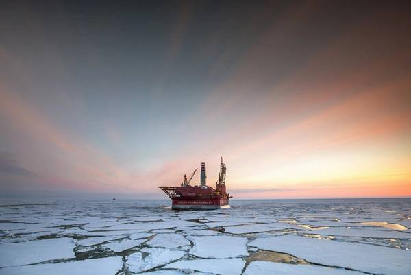 Illustration only - Gazprom's Prirazlomnaya platform at the Prirazlomnoye field - Credit: Gazprom Neft