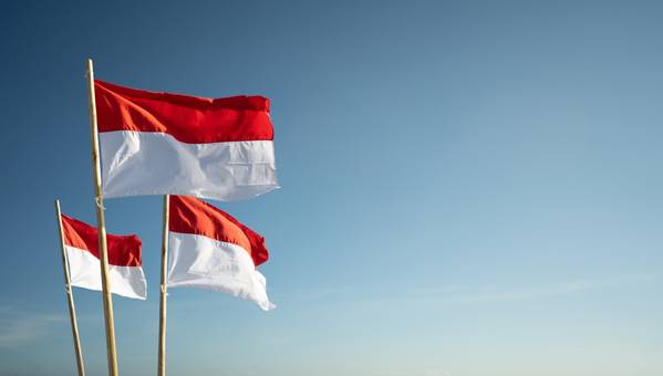 Indonesian flags - Credit: Odua Images/AdobeStock