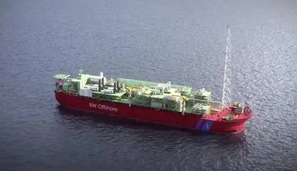 A render of the FPSO planned for Barossa - Credit: BW Offshore (Screenshot)