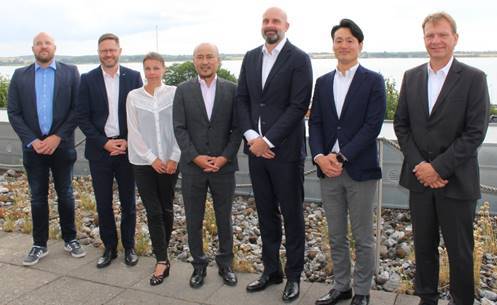From left to right:
Kasper Hammer, Alex Nielsen, Maria Iben Matthiesen, Hiroshi Matsuo, David Skov, Hiroaki Nagatomi, Tonny Møller
