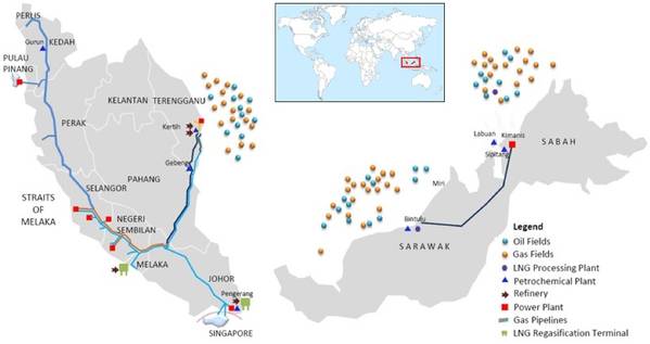 Malaysian oil and gas infrastructure (File image: Petronas)