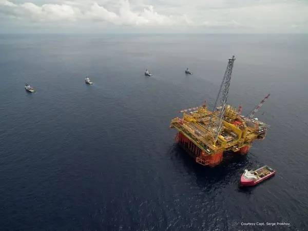 Inpex's Ichthys Central Processing Platform - Image Credit: Inpex (Courtesy Capt. Serge Prakhov)