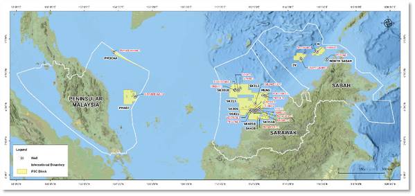 19 exploration discoveries and 2 successful exploration appraisals in Malaysia for the year 2023. Image courtesy PETRONAS