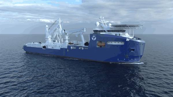 Vard, the Norwegian subsidiary of the Fincantieri Group, signed a contract for $200m to design and build a customized hybrid cable-laying vessel for Japan's Toyo Construction. Image courtesy Fincantieri