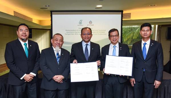 The MoU and TAAs signing (Credit: Petronas)