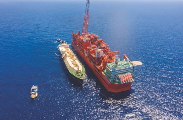 Coral Sul FLNG - Coral South field, offshore Mozambique.
Image courtesy ENI