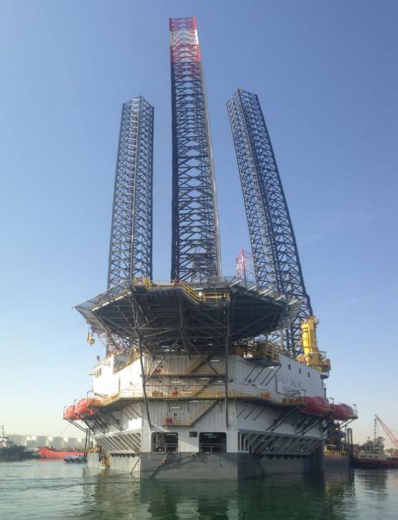 Shelf Drilling Krathong jack-up rig (Credit: Shelf Drilling)