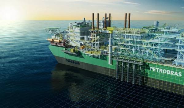 The P-84 (Atapu) and P-85 (Sépia) FPSOs will each have a daily production capacity of 225,000 barrels of oil, and processing capacity of 10 million m3 of gas (Credit: Petrobras)