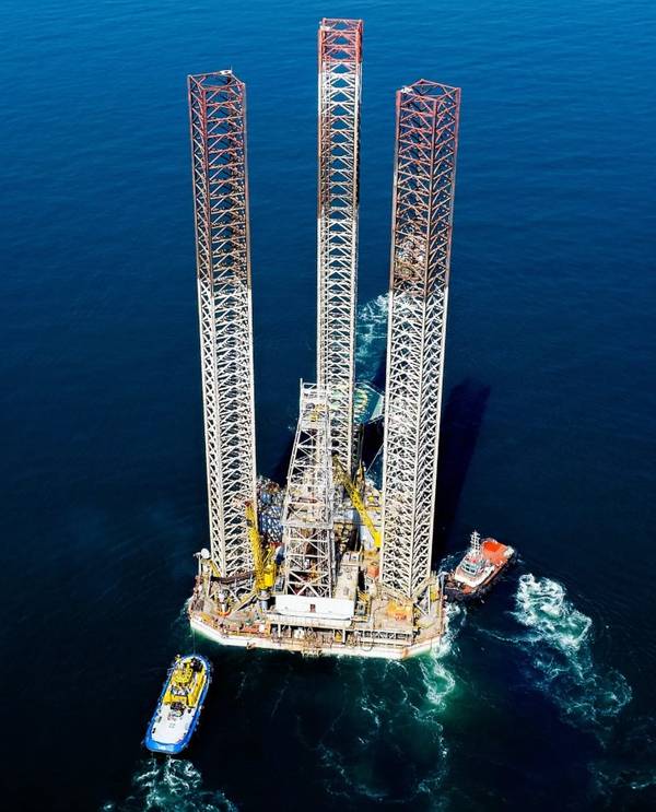 Courageous jack-up rig (Credit: Fontis Energy)