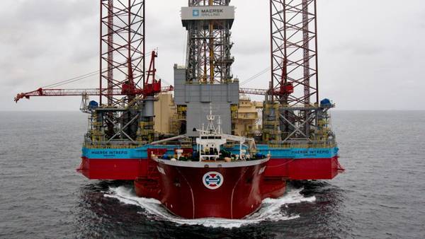 The Maersk Intrepid jack-up rig. (Photo: Maersk Drilling)