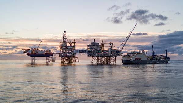 he Johan Sverdrup field in the North Sea. (Photo: Bo B Randulff / Roar Lindefjeld / Woldcam - Equinor)