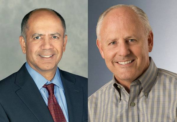 From left: Navin Mahajan and Dale Walsh (Photos: Chevron)