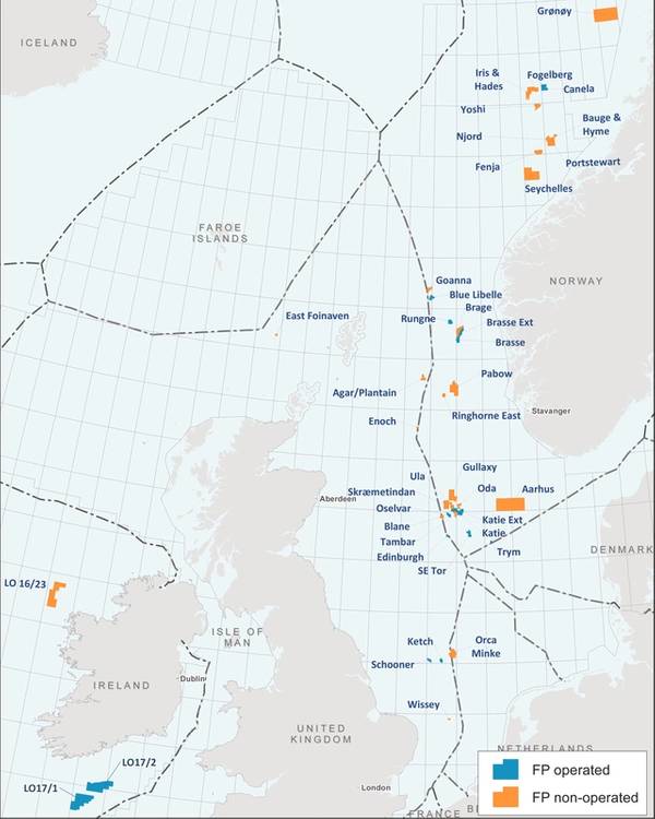 Faroe Petroleum’s license portfolio (Image: Faroe Petroleum)