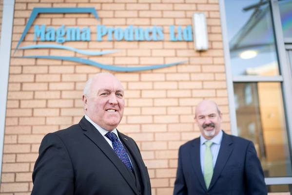 Magma Products managing director Phil Tweedy (left) and chairman Paul Rushton (Photo: Magma Products)