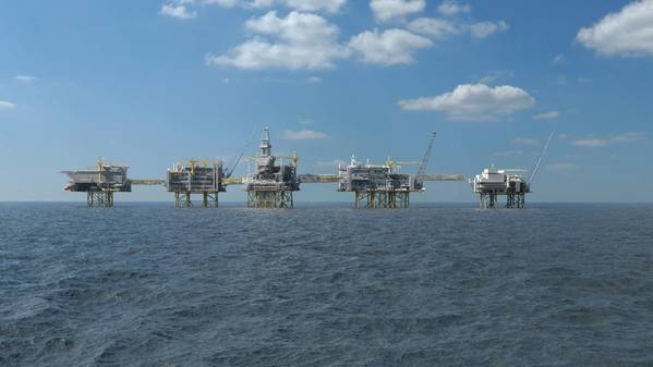 Rendering of Johan Sverdrup phase 2, scheduled to come on stream in 2022 (Image: Lundin Petroleum)